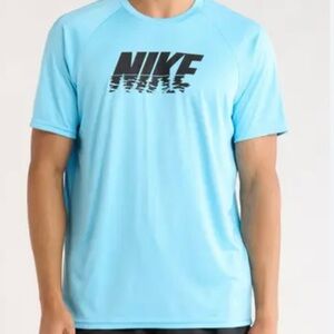 Nike Sky Blue Tee with Black Logo